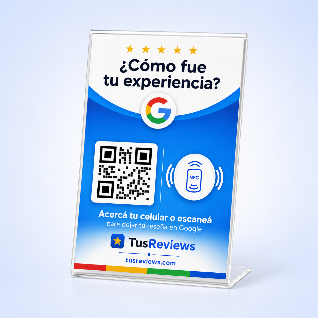Expositor de sobremesa TusReviews